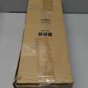 Gold Double Curtain Rods for Windows 72 to 144 Inch, 1 Inch Adjustable Decorative Crystal Long Dual Curtain Rod, Heavy Duty Vintage Double Drapery Pole with Gold Foil Finials for Living Room