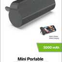 Mini Portable USB-C Power Bank 2 Phone Charges 5000 mAh