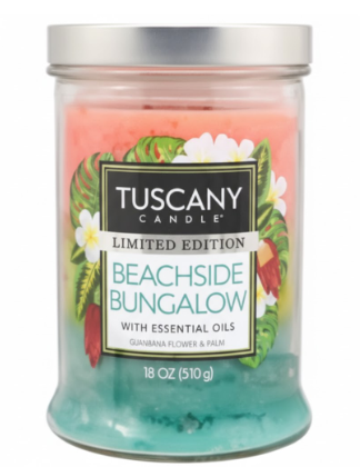 Tuscany Candle Beachside Bungalow Banana Flower and Palm 18oz Tuscany Candle Beachside Bungalow Banana Flower and Palm 18oz