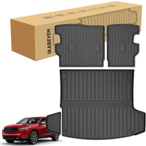for 2019-2026 Acura RDX Cargo Liner & Backrest Mat: Custom Fit All Weather TPE Anti Skid Waterproof Trunk Liner