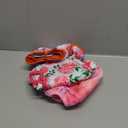 Wegreeco Frenchie Dog Diapers Female No Tail Hole,Washable Pet French Puppy Bulldog Diapers Female for Period Heat,Reusable Doggy Doggie Dog Diapers Ocean of Flowers, Medium