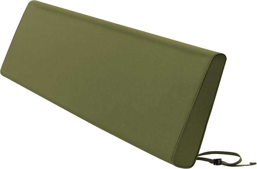Favoyard Outdoor Bench Cushion 48 x 16 Inch Rainproof Patio Furniture Cushions 3-Year Color Fastness Garden Settee Porch Pads with Ties