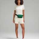 Cross Body Fanny Packs for Women Men Fashion Waist Bag Pouch Nylon Small Travel Crossbody Bags Mini Purse Everywhere Belt Bag Bum Bag for Workout Running Hiking Everglade Green