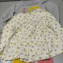 Simple Joys by Carter's girls 4-piece Playwear Set (3T, Grey Love/Pink/White Floral/Yellow Dots)