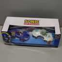 NKOK 1/28 Scale 2.4GHz RC Sonic 2PK RC Sonic & Silver; Officially Licensed; Full Function Radio Control; Detailed 6.5 Vehicle and Character; Grippy Tires; Adjustable Front Wheels