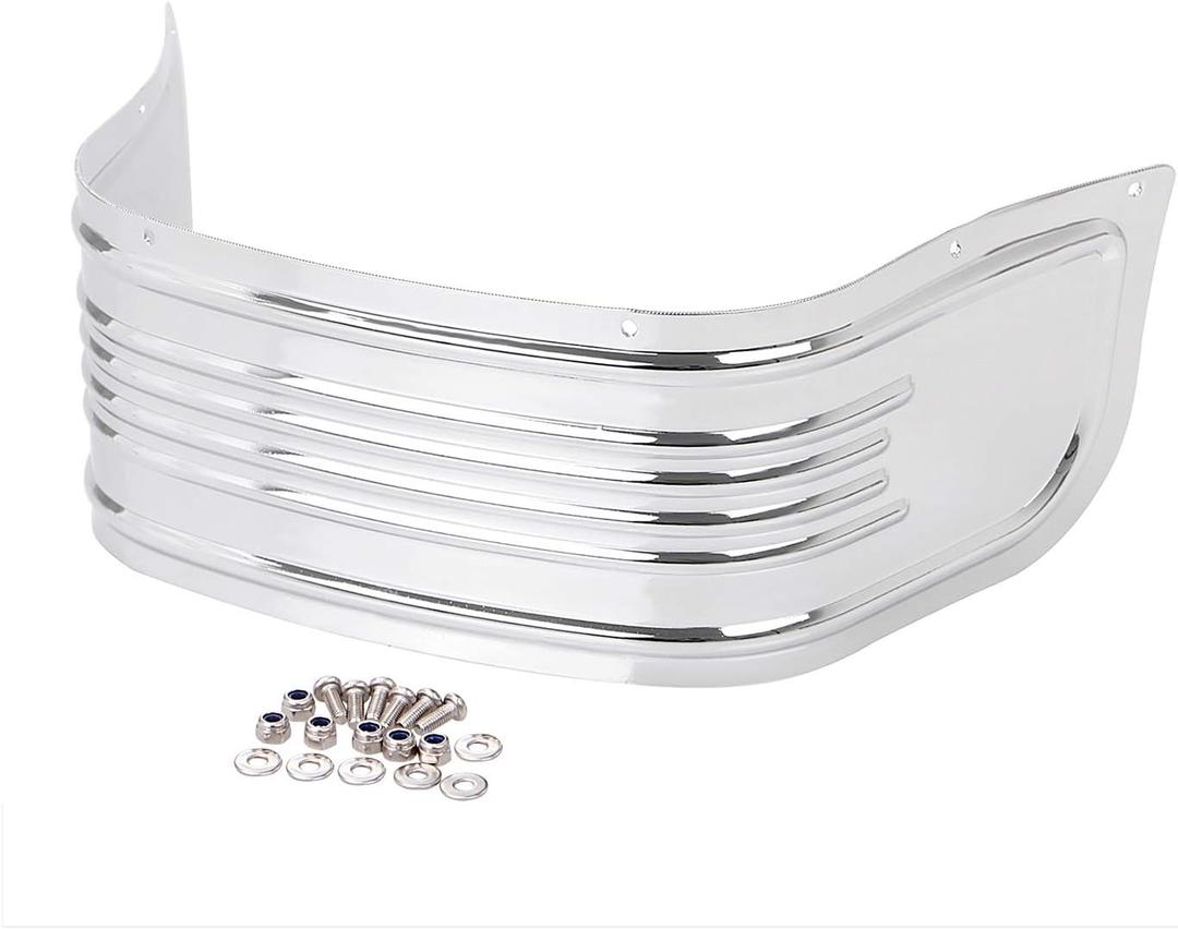 Chrome Front Lower Fender Trim Skirt For Harley Touring Road King Electra Glide Ultra Classic Tri Glide Ultra Road Glide Street Glide 1980-2013
