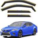 in-Channel Window Rain Guards Fit for Toyota Camry 2018 2019 2020 2021 2022 2023 2024Extra Durable Visors Vent Visors Window Deflector Vent Shades Car Accessories -4 pcs