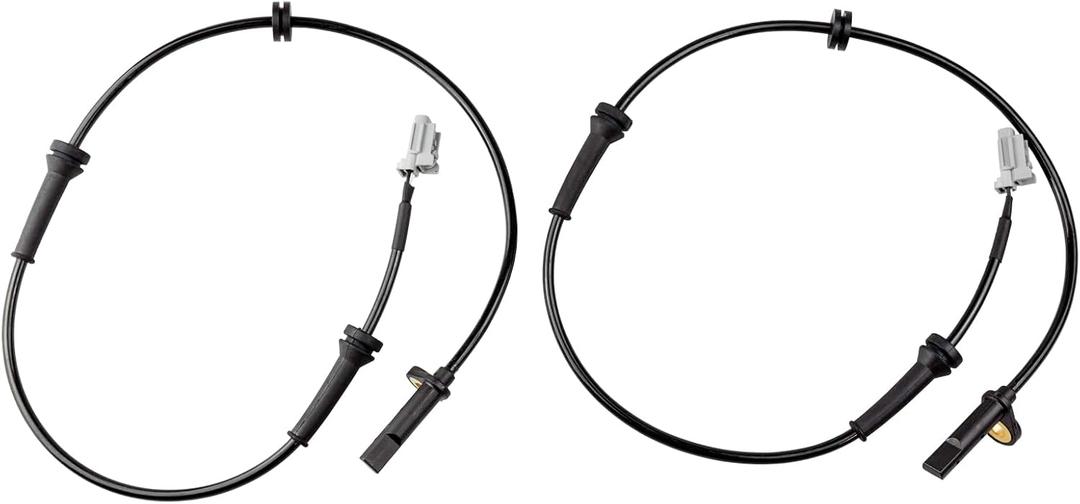 Front ABS Wheel Speed Sensor Left Right fit for 2008 2009 2010 2011 2012 2013 2014 Nissan Rogue, 2007-2012 Nissan X-Trail XTrail, Driver Passenger Side, 2pcs, ALS1658