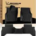 Michelin Vehicle Mats, Premier Series All-Weather TPE Custom Fit Liner for Toyota Tacoma Gas 2024-2026 Double Cab Auto Trans (3 Piece)