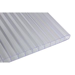 Falken Design Multiwall Polycarbonate Sheet, Greenhouse Cover Sheet, Clear, 3" x 5" x 8mm"
