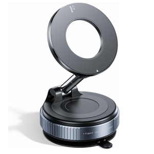 Premium 2026 Upgraded Vacuum Magnetic Car Phone Holder 360° Reinforced 96LBS Ultra Suction Cup Phone Mount for Cell Phone Holders for Your Car/Gym/Mirror Mount for iPhone & Android