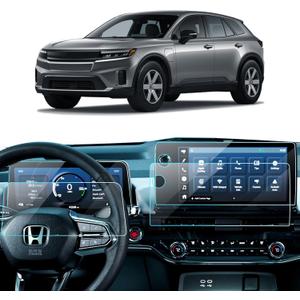 4PCS Car Screen Protector for 2024 2025 Honda Prologue (EX/Touring/Elite)/ 2024 2025 Acura ZDX (A-Spec RWD/A-Spec AWD/Type S) Accessories Navigation& Dashboard Nano Screen Protector Film
