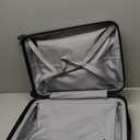 NINETYGO Carry on Luggage 22X14X9 Airline Approved with Front Pocket, 20 Inch Luggage with Front Compartment, Expandable, Double Spinner Wheels, Hardsided PC, TSA Lock (Black, Seine Max)