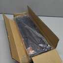 tewei 15.7 Inch Modern Outdoor Wall Sconce, Long Black LED Exterior Lighting Fixtures, Modern Large Outdoor Front Porch Lights Outside Wall Mount Lights for House, Warm White 3000K, 1 Pack