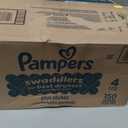Pampers Swaddlers Diapers, Size 4 (15-34 lbs), 150 Count, Absorbent, Keeps Baby Dry and Comfortable, Skin Safe Disposable Baby Diaper