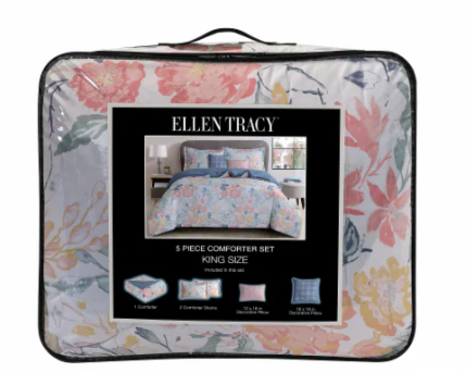 Ellen Tracy king size 5-Piece Comforter Set