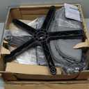 DUMOS Armless Desk Chairs with Wheels, Ergonomic Adjustable Home Office Swivel Rolling Task Chair No Arms, Comfy Mesh Mid Back Computer Work Vanity Desk Chairs for Small Spaces, Black (1pc)