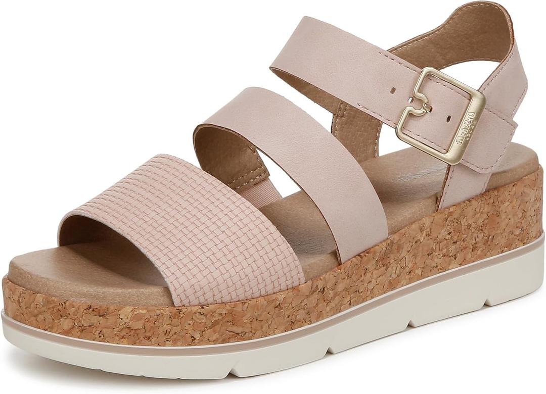 Dr. Scholl's Once Twice Espadrille Platform Wedge Sandal, Size 10