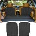 Kick Mats for 2026 Hyundai Palisade 7 Seats(Only Fit Gas, 2nd Row) Rear Seat Back Cover All Weather Backrest Protector Cargo Liner for 26 Palisade Accessories