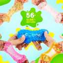 116pcs Large Package Slime Party Favors Kit, Boys and Girls 4-12 Relieve Stress Gift with Butter Clear Slime Clear Mix ins, Mermaid Charm Etc. Perfect Birthday DIY Toy for Kids 6-10