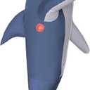 CsplYadee' Shark Inflatable Costume Inflatable Shark Costume for Adult Funny Halloween Costumes(Gray Shark)