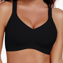 Oeak Womens Wireless Push Up Bras for Women No Underwire Seamless Full Coverage Supportive T Shirt Everyday Bras, S