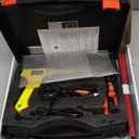 Plastic Welder, 2 in 1 Plastic Welding Kit, SONNLER 1000PCS Hot Stapler Plastic Repair Kit For Car Bumper Crack Repair with Iron, Rods, Metal Mesh, Abrasive Paper, Aluminum Tape (Yellow)