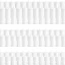 72-Pack White Pillar Candles Bulk Set, 2 x 3/4/6 Inch 3 Sizes