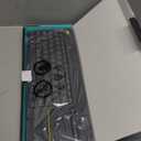 Logitech K400 Plus Wireless Touch TV Keyboard with Easy Media Control and Built-in Touchpad, HTPC Keyboard for PC-Connected TV, Windows, Android, ChromeOS, Laptop, Tablet - Black