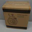 Retractable Garden Hose Reel, Portable Hose Reel, 45+5FT with 10 Patterns Spray Nozzle, Adapts to standard US hose plugs, 50FT Hose Reel for Garden Watering Car Washing Pet -Green