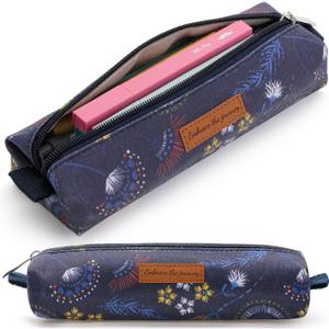 Mr. Pen- Cute Pencil Case Pouch, Navy Blue Color, Multipurpose Canvas Bible Pencil Pouch (1 Pack)