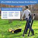 2Pcs 5100940 Steering Damper Shock Absorber, Compatible with Ferris IS500Z IS1500Z IS1500ZX IS2000Z IS2500Z IS3100Z IS5100Z F50XT F150XT F200XT Mower Dampener Replacement Part, Replace 5100940SM