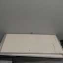 UTEX 2 in 1 Kids Construction Play Table with Storage Drawers and Built in Plate (Espresso with Grey Drwaer)