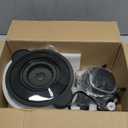 Ganiza Food Processor, 2-Speed Food Chopper Meat Grinder with Cup Stainless Steel & 8 Cup Glass Bowls, Upgraded Button & Smart Overheat Protection Light - Includes Clean Brush, 2 Sets of Blades