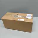 Artificial Peonies Silk Flowers in Glass Vase Faux Flowers Bouquets Modern Penoy Arrangement 4 Pack for Home Decoration Table Centerpiece (White)