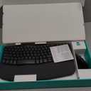 Logitech Wave Keys & Lift Vertical Mouse - Ergonomic Wireless Keyboard and Mouse Combo - with Cushioned Palm Rest, Easy-Switch, Bluetooth, for Multi-OS, Windows/Mac - Graphite