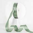 2 x MEEDEE Sage Green Ribbon 1 Inch Sage Green Satin Ribbon Lux Double Faced Satin Ribbons by 50 Yards Polyester Green Wrapping Ribbons for Crafts, Weddings, Flower Bouquet, Holiday Decorating