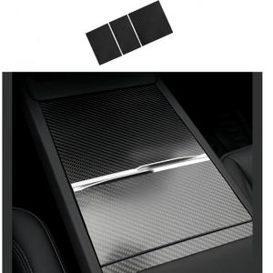 frani Center Console Wrap (Genuine Carbon Fiber Edition) Designed for Tesla Model 3 Highland 2024-2026/Model Y Juniper 2025-2026,Tesla Center Console Cover for Model 3/Y Refresh