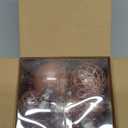 Civaner 4 Sizes 43 Pcs Rose Gold Christmas Clear Ball Ornaments Set Shatterproof Plastic Glitter Hanging Decorative Balls Decor Christmas Baubles for Valentine's Day Holiday 2026 New Year Decors