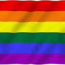 Anley Fly Breeze 4x6 Foot Rainbow Flag 6 Stripes - Vivid Color and Fade proof - Canvas Header and Double Stitched -Banner Flags Polyester with Brass Grommets 4 X 6 Ft