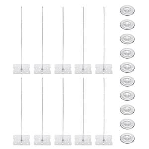 PATIKIL 150mm Perforated Insulation Pins with Round Washer,50 Sets 2in Insulating Nails Wall Plug for Fixing Foam Boards to Wall or Ceiling