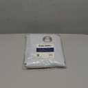 Sun Zero Easton Energy Saving Blackout Grommet Curtain Panel, 40" x 95", Dove White