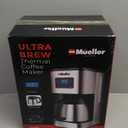 Mueller Ultra Brew Thermal Coffee Maker, 8 cup (34oz) Carafe, Keep Warm, Auto Shut-Off, LCD Display Coffee Machine, Programmable, Delay Brew Function, Stainless Steel