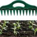 2 x Seed Planter Tool Bulb Planters Dibbler Gardening Tool Seed Spacing Tool Seed Planting Tool for Garden Beds, Raised Beds & Pots | Fixed Spacing, Precise Dibbling for Effortless Seed Planting
