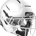 Schutt F7 AiR Elite Football Helmet, Virginia Tech 5-Star Helmet, Lightweight Football Helmet for Middle and High School, 2X-Large, Molded Gloss White, F7X EGOP III Facemask Attached