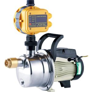 3/4 HP Water Pressure Booster Pump 110V Inline Water Transfer Pump Automatic Self Priming Irrigation Pump Shallow Well Jet Pump Household Booster Pump