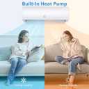 Garvee 11500 BTU Mini Split AC/Heating System, 115V WIFI Enabled Energy Efficient Mini Split Unit,Wall-Mounted Split Air Conditioner,Cools Up to 750 Sq.Ft, Heat Pump & Installation Kits