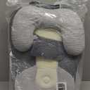 Baby Feeding Pillow, Anti Overflow Feeding Pillow for Reducing Spit-Up, Safety Nursing Pillow, Baby Lounger Reflux Wedge Breastfeeding, Removable top and Bottom (60*40*18 cm, Grey)