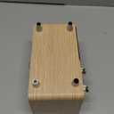 Retro Bluetooth Speaker Clock Radio with Fabric Grille&Wood Finish,Vintage FM Radio with Dual Alarm,Dimmable LED Display for Bedroom Nightstand,Office Desk,Loud Sound,Rechargeable,Knob Control ,TF&AUX