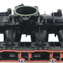 06H133201AN Intake Manifold Assembly with Gasket Replacement for Audi A4 A6 Q5 2.0 TFSI CAEB 2009-2016# 06H-133-201-AN 06H-133-201-AT 06H-133-201-AF 06H-133-201-AA